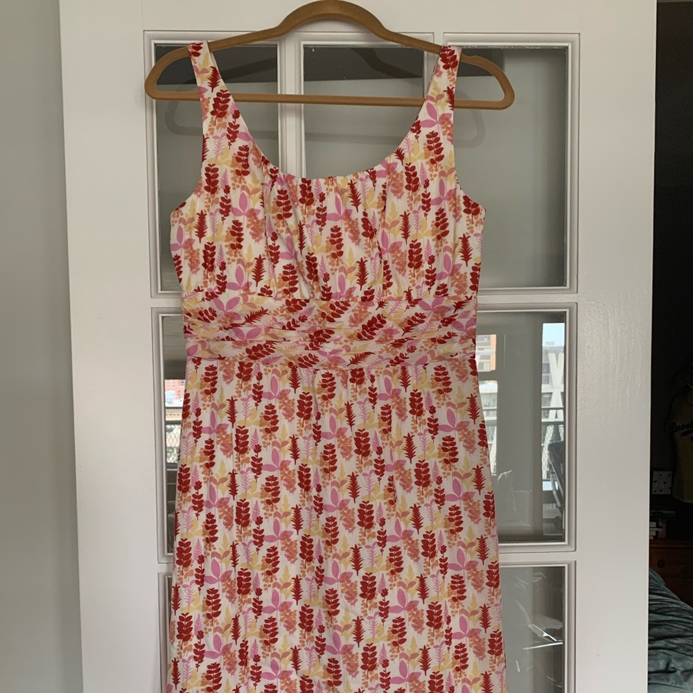 New Tocca Pink Red Cotton Dress 6 NWOT